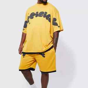 Survêtement pour hommes longueur genou court et chemise en coton été décontracté mode sportswear OEM ODM fournisseur en gros direct d'usine - Product Image 4