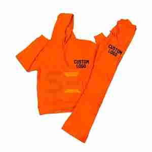 OEM Customizable Two-Piece Men's Jogger Set <b>Flare</b> Sweatpants Streetwear Hoodie With Shirt Men's Tracksuit - Product Image 3