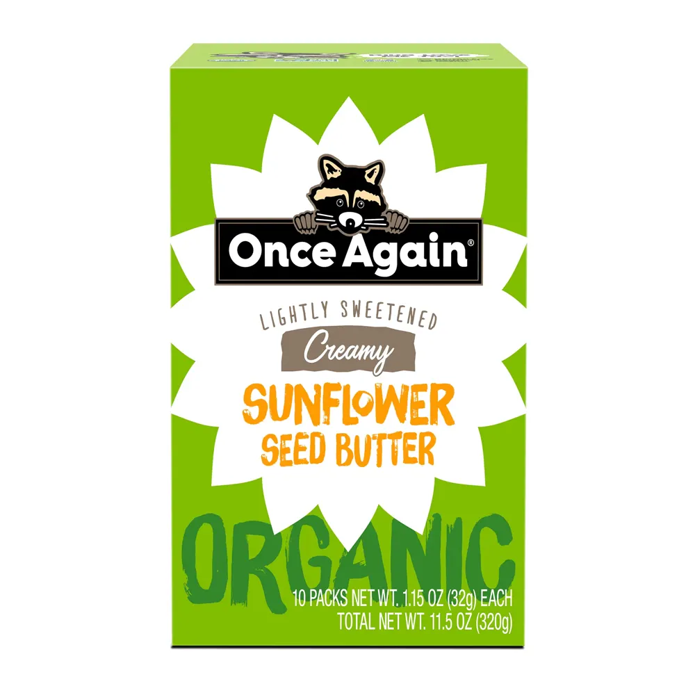 प्रीमियम गुणवत्ता वाले जैविक सूरजमुखी मक्खन हल्के नमकीन और मीठा मूंगफली नि: शुल्क लस नि: शुल्क शाकाहारी कोषेर प्रमाणित 10 के पैक