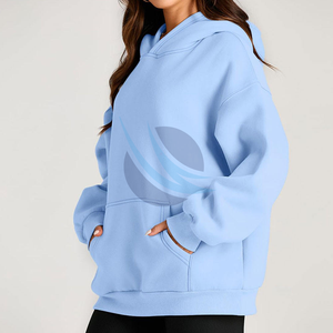 Dernier design Vente à chaud Sweats à capuche pour femmes Streetwear d'hiver pour femmes Sweats à capuche grande taille Top à la mode pour femmes à manches longues personnalisés - Product Image 3