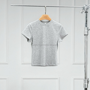 Camiseta de Algodón Ligera para Hombre de Alta Calidad, 200 GSM, Suave, Cómoda, Transpirable, Informal, de Verano, Proveedor OEM, Fabricante - Product Image 3