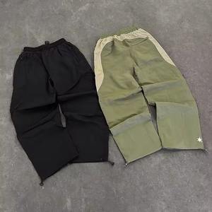 Ensemble de survêtement personnalisé pour homme, veste coupe-vent légère en nylon, blocs de couleur, jogging, sweat-shirt à capuche, ensemble de jogging, fabricant - Product Image 3