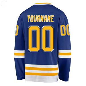 Maillot de hockey sur glace en gros en stock, maillot de hockey sur glace pour hommes, prix de gros, uniforme de hockey sur glace à vendre - Product Image 3