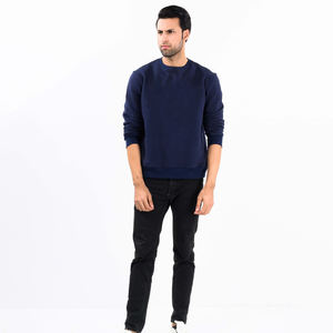 Super Comfortable Men's Long Sleeve Pullover Hoodie Customizable Super Quality Blank Sweatshirt Fleece <b>Crewneck</b> for Winter - Product Image 4