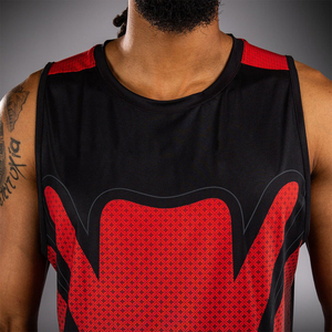Camiseta de Baloncesto de Malla para Hombre, Ligera, Transpirable, Personalizada, al por Mayor, de Alta Calidad, Secado Rápido, Impresión Digital 100% - Product Image 3