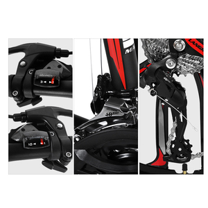 Sepeda Lipat RedTen Knife 21/24/27/30-speed dengan Peredam Kejut, Sepeda Balap Berbahan Baja Karbon, Sepeda Gunung 24 Inci untuk Dewasa - Product Image 5