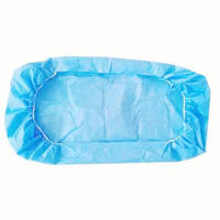 Protège-matelas jetable imperméable en vinyle, housse ajustée en plastique 3/6 Gauge pour hôtels, hôpitaux et l'industrie hôtelière