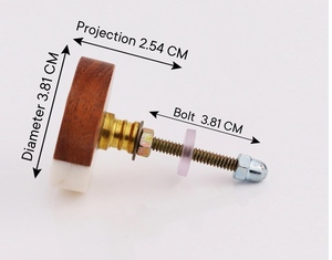 Perilla de gabinete de puerta de Metal de resina de madera de lujo con incrustaciones de piedra de mármol blanco de alta calidad para cajón de tocador manija de gabinete de madera - Product Image 2