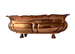 Jardinières d'extérieur en cuivre en gros, jardinières d'extérieur modernes martelées, jardinières d'extérieur décoratives hautes, pots de fleurs - Product Image 6