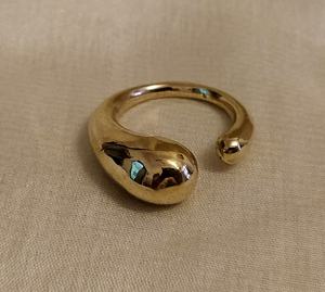 Simply Unisex Brass Metal Plain <b>Rings</b> Gold Color Plain <b>Ring</b> for Women and <b>Girls</b> - Product Image 1