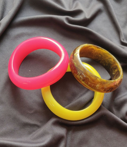 Brazaletes de Resina de Joyería de Moda de la India, Brazaletes Hechos a Mano para Mujeres y Niñas, Estilo Clásico - Product Image 6