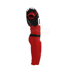 Uniforme de Fútbol Americano de Diseño Personalizado, Manga Corta, Transpirable, Talla Grande, 100% Poliéster, Colores con Logotipo Personalizado, Estilo de Equipo Nacional - Product Image 4
