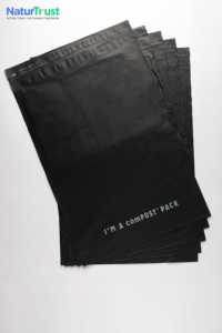 100% bolsa de mensajería compostable ecológica biodegradable almidón de maíz PLA ácido láctico polivinílico PBAT bolsas de correo certificadas a nivel mundial - Product Image 2