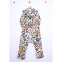 Ensemble de peignoirs pour femmes en coton 100% pur indien, ultra doux, imprimés de fleurs, avec des caractéristiques de séchage rapide et respirantes