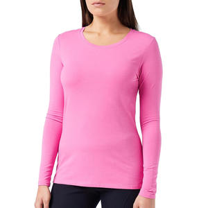 2025 Camiseta de manga larga de mujer cómoda gran oferta transpirable de gran tamaño estampado de verano ropa informal para correr camiseta - Product Image 1