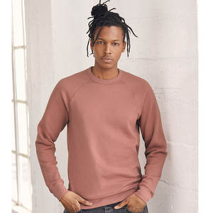 Bella + Canvas 3901 Unisex sudadera de lana de esponja de alta calidad diseño de cuello redondo de invierno técnicas de cuentas digitales bordadas - Product Image 1