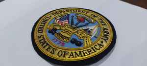 Étiquettes de vêtement élégantes et durables en polyester, patchs d'emblèmes britanniques brodés à la main avec des badges Wok en fil métallique tissé - Product Image 4