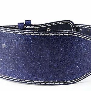 Cinturones de levantamiento de pesas de alta resistencia con soporte lumbar, doble hebilla, cinturón de cuero de 10 mm para entrenamiento, antideslizante - Product Image 4