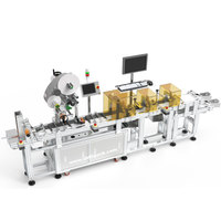 Máquina etiquetadora de bolsas completamente automática SKILT, máquina etiquetadora de bolsas de alimentos vacías, máquina etiquetadora de cartón desplegable