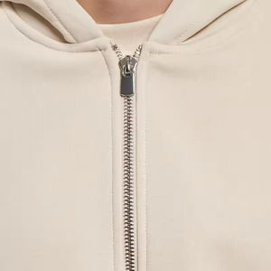 2025 Customized Mens Boxy Zipper Hoodie Custom Printed Plain Full <b>Zip</b> up <b>Hoodies</b> Sweatshirts with <b>Pocket</b> - Product Image 3