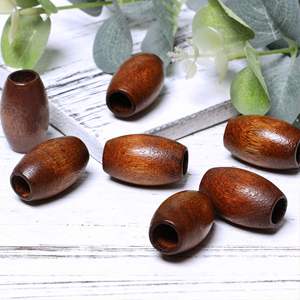 Perles en bois rouge, forme personnalisée et perles en bois colorées, façonnées et dimensionnées à la main, produit artisanal indien - Product Image 6