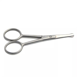 Logotipo personalizado profesional Cuidado del cabello Nariz Consejos DE SEGURIDAD Herramienta de afeitado facial natural Juego de instrumentos de manicura de uñas de acero inoxidable - Product Image 5