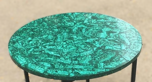 Adorno de Mesa de Lujo para el Hogar de Halloween, Hecho a Mano con Piedra Preciosa de Labradorita Verde, con Diseño de Amor - Product Image 2