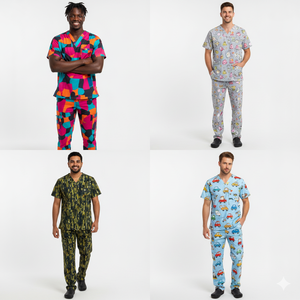 Conjuntos de Uniformes Médicos Profesionales para Hombre, Tela Suave y Transpirable, Ajuste Cómodo, Ideal para Uso Diario en Hospitales y Clínicas - Product Image 3