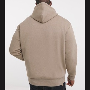 Sweat à capuche sans stingless de haute qualité pull en polaire épaisse surdimensionné lâche personnalisé 350gsm sweat à capuche court grande taille sweats à capuche pour hommes - Product Image 2