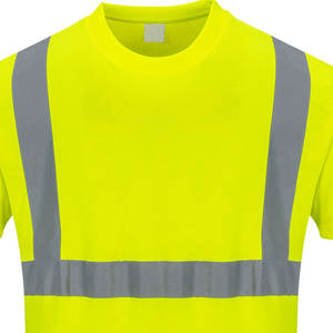 Camiseta reflectante de manga corta para hombre, ropa de trabajo de seguridad transpirable con logotipo totalmente personalizado en diferentes tamaños - Product Image 5