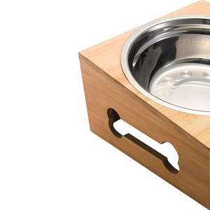 ชามและเครื่องให้อาหารสุนัขรูปทรงกลมทำจากสเตนเลสสำหรับสัตว์เลี้ยงผลิตจากอินเดีย - Product Image 4