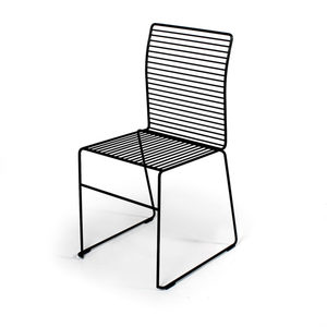 High Quality <b>Stackable</b> Cheap Price Steel Iron Frame Antique Vintage Metal <b>Chair</b> <b>Outdoor</b> Conversation Metal Black <b>Chair</b> - Product Image 3