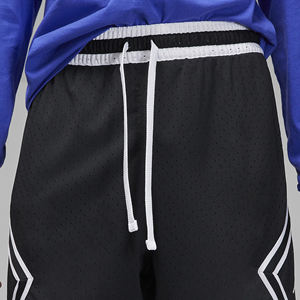 Shorts de sport décontractés pour hommes en gros, été, basketball, 100% polyester, séchage rapide, respirant, motif uni, fermeture à cordon - Product Image 2