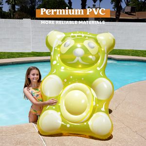 Factory Direct 60 Inch Inflatable Gummy <b>Bear</b> Pool Float Best Selling <b>Cute</b> Fun Swimming Lounge Raft Pool Party Beach Vacation - Product Image 6