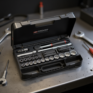 Juego de Llaves de Tubo Facom de 1/2'' Métricas de 12 Puntas, Kit de Herramientas de 48 Piezas - Product Image 3