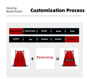 Sac à cordon en polyester SPORTEX, cadeau promotionnel, sacs à cordon, sac à dos de sport, sacs de shopping, logo personnalisé - Product Image 3