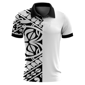 Sublimation personnalisée haut de gamme impression hommes Polo 100% polyester respirant équipe de sport Polo - Product Image 1