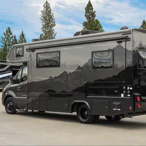 <strong>Luxury</strong> Self-Propelled 4x4 Motorhome <strong>Caravan</strong> Aluminium Travel Trailer for Camping and Truck Use Self-Powered Motorhome for Sale