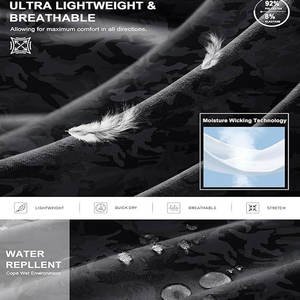 กางเกงขาสั้นลำลองสำหรับผู้ชายพร้อมดีไซน์ตามสั่งแห้งเร็วสำหรับใช้ในบ้านหรือกลางแจ้งลายทึบ - Product Image 5