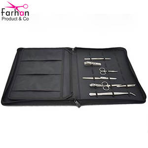 Surgical Instruments Medical Scissors <b>Needle</b> Holders Storage Bag Case\Professional <b>Leather</b> Cases - Product Image 1