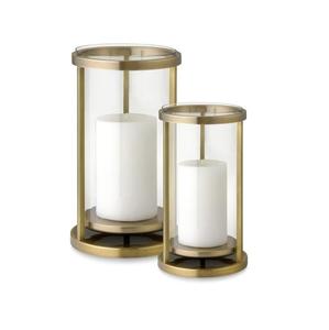 Portavelas minimalista moderno de metal y hierro, elegante diseño aerodinámico en negro para el hogar, bodas y Navidad - Product Image 3