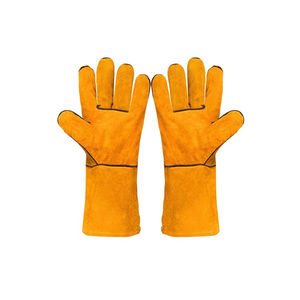 Sunland Leather Welding <b>Gloves</b> Goat Leather <b>Gloves</b> Safety Working Leather <b>Gloves</b> Industrial <b>for</b> Construction - Product Image 3