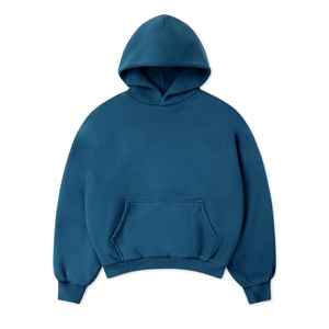 Venta al por mayor 100% algodón 300gsm Heavy Warm Hoodie Drop Shoulder sudadera con logotipo personalizado French Terry Heavyweight Sudadera con capucha de gran tamaño - Product Image 4