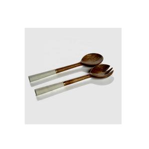 Cubiertos de cocina para el hogar Cuchara Nuevo diseño Cuchara de madera y resina para servir Cuchara de cena de alta calidad Mejor uso de alimentos para cocinar Vendedor caliente - Product Image 6