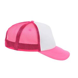 OEM personalizado de alta calidad de 5 paneles de moda adulto de algodón de sarga de malla gorra de camionero al por mayor de ala curva parche Logo gorra deportiva - Product Image 6