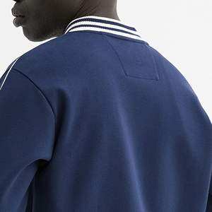 Chaqueta Varsity de Béisbol Estilo Casual Urbano para Hombre, Holgada, con Cuello Alto, de Lona Transpirable y Ecológica para Primavera/Invierno - Product Image 3