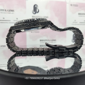 Marca Iced Out Moissanite Watch Hip Hop Iced Out Watch para hombres Reloj de acero inoxidable a precio de venta al por mayor - Product Image 5