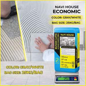Adhésif économique à base de ciment Navi House (25 kg) pour carrelage intérieur (sol et mur) – Usine de carreaux de ciment CTS-Vietnam, Vietnam - Product Image 5