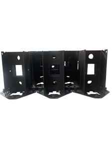 Support en tôle pour équipement électrique industriel, cadre de montage en acier inoxydable et zinc, revêtement poudré, pièce OEM, garantie de 3 ans - Product Image 6