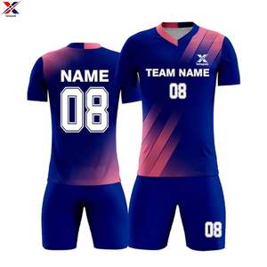 Uniforme de Fútbol Corto de Poliéster Ligero, Transpirable y de Secado Rápido con Estampado por Transferencia de Calor para Entrenamiento de Equipos Unisex para Adultos - Product Image 3